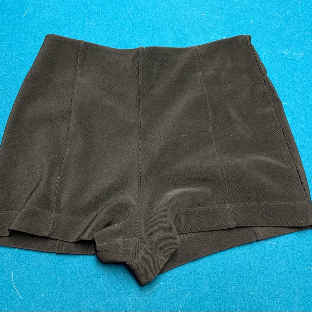 Forever 21 High Waist Black Shorts with Zipper in back